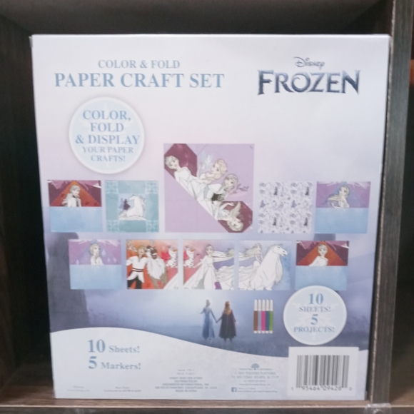 DISNEY FROZEN CRAFT SET WITH FREE LIP GLOSS - Picture 3 of 3